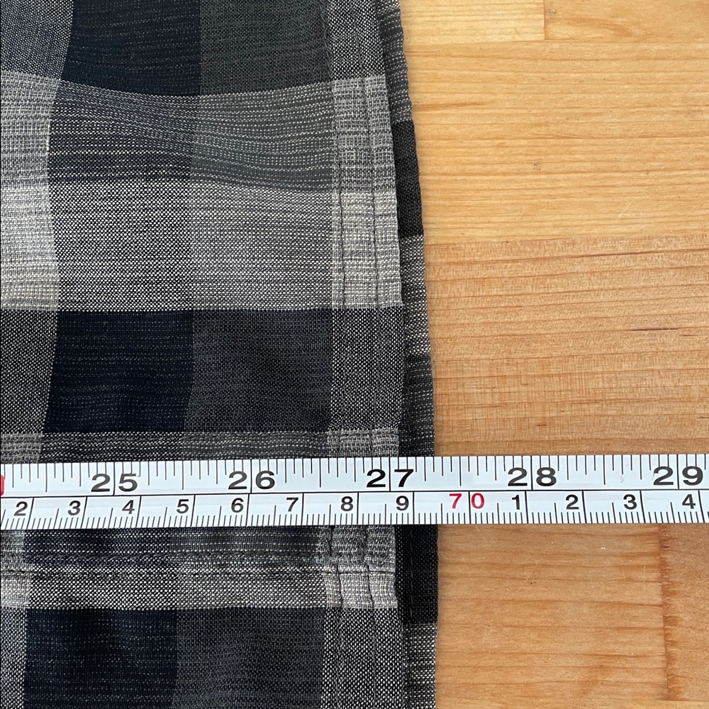 Icebreaker Departure II Merino Long Sleeve Shirt black grey plaid men’s size XL - Picture 13 of 15